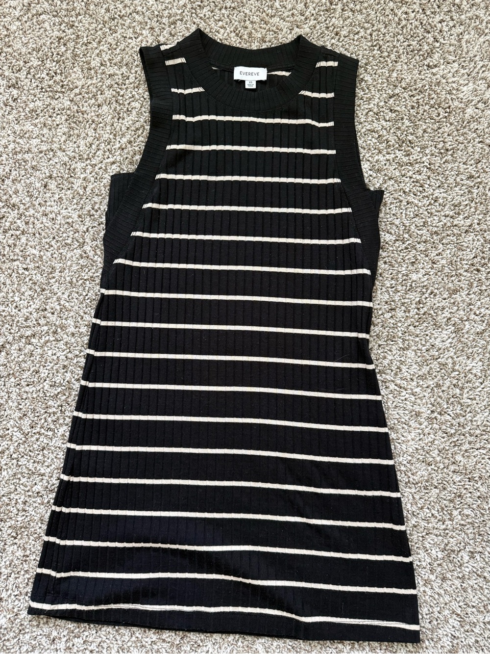 EVEREVE Women’s Sleeveless Ribbed Dress | Size XS
